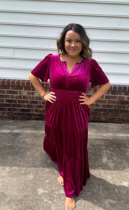 Velvet Maxi Dress