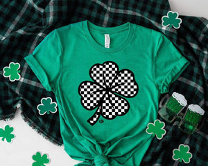 Checker Shamrock Tee