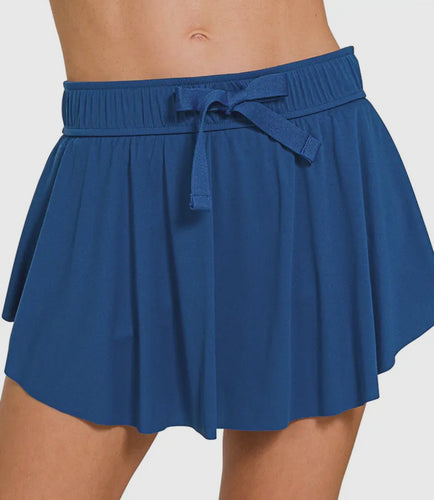 Navy Skort