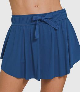 Navy Skort