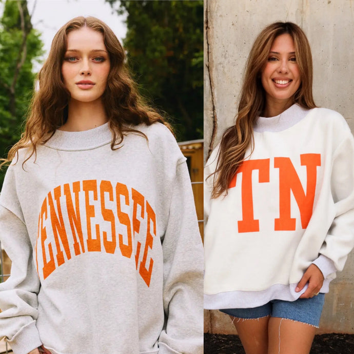 Reverisble Tennessee Mockneck Crew