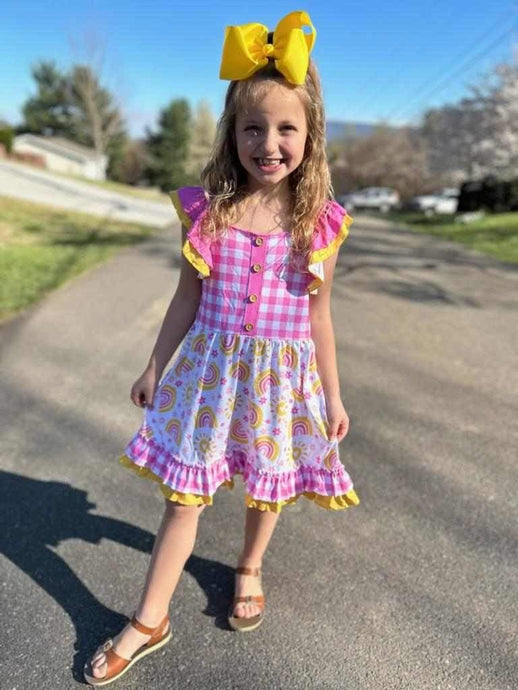 TT Rainbow Daisy Dress