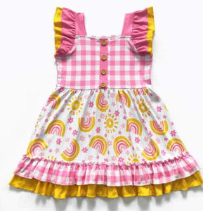 TT Rainbow Daisy Dress