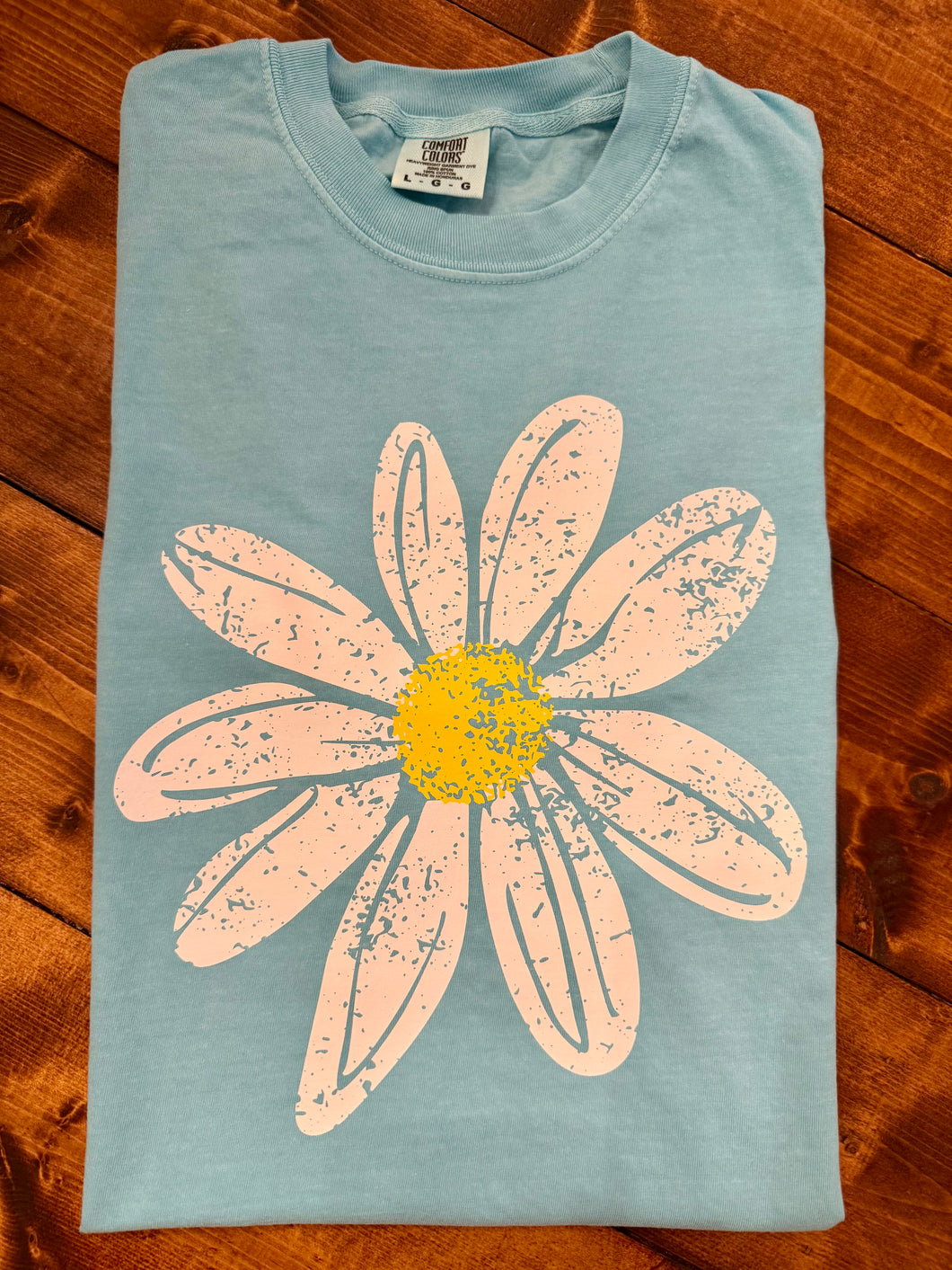 JH Neon Blue Daisy Tee