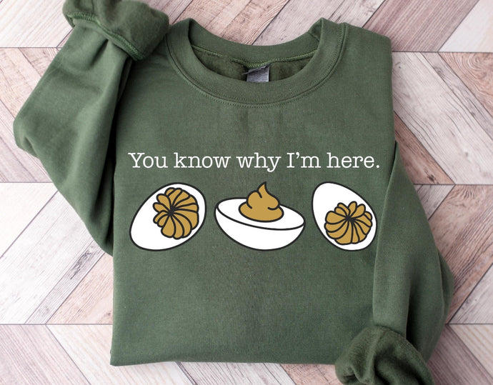 PREORDER Why I'm Here Sweatshirt