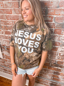 WR- Jesus Loves You- Camo