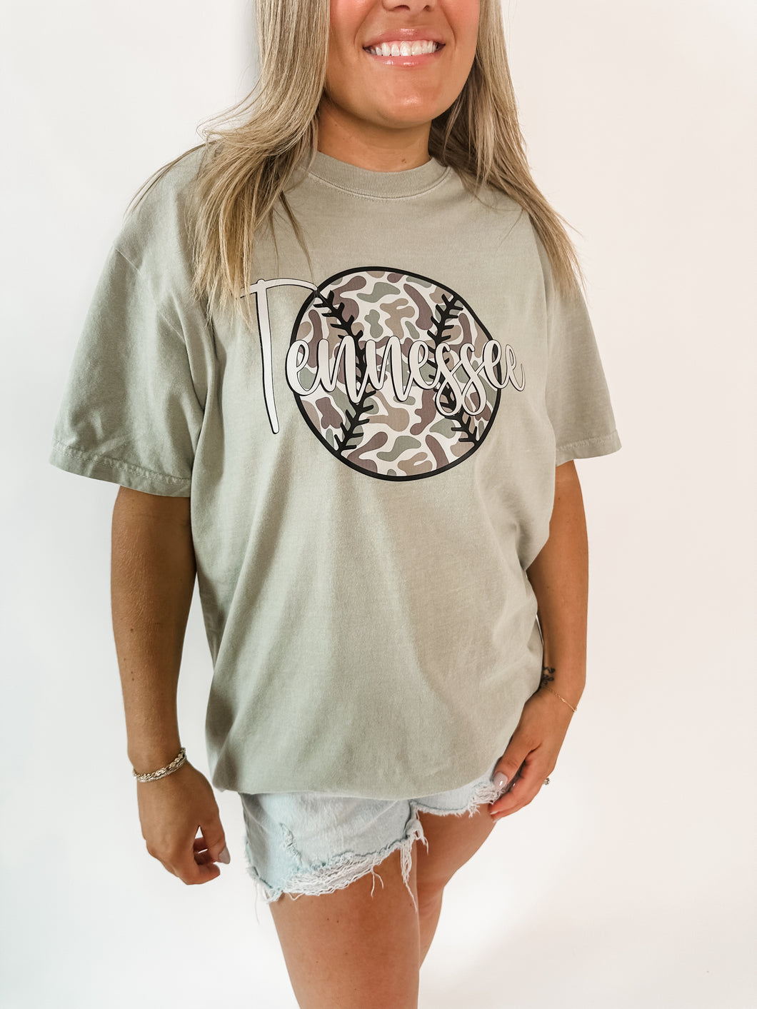 WR TN Camo Baseball on Green