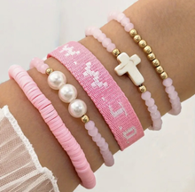 Load image into Gallery viewer, PREORDER WWJD Bracelet Set