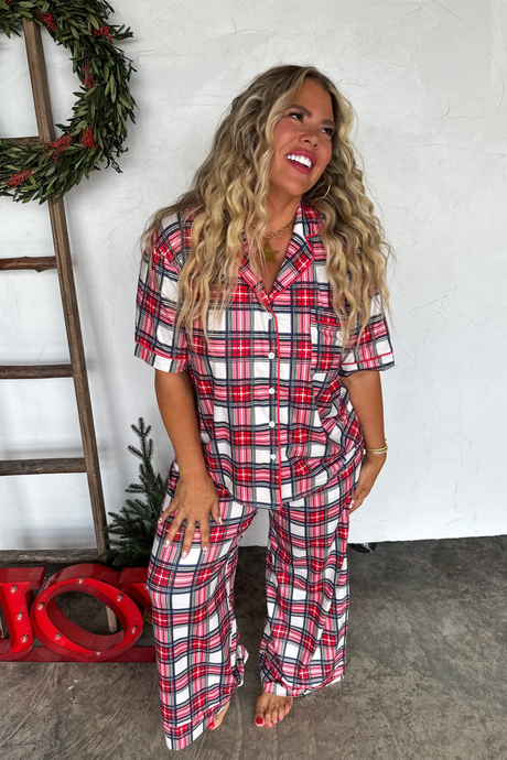 PREORDER PREORDER- PLAID LUXE PJS