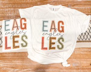 CC Eagles Colorful Tee