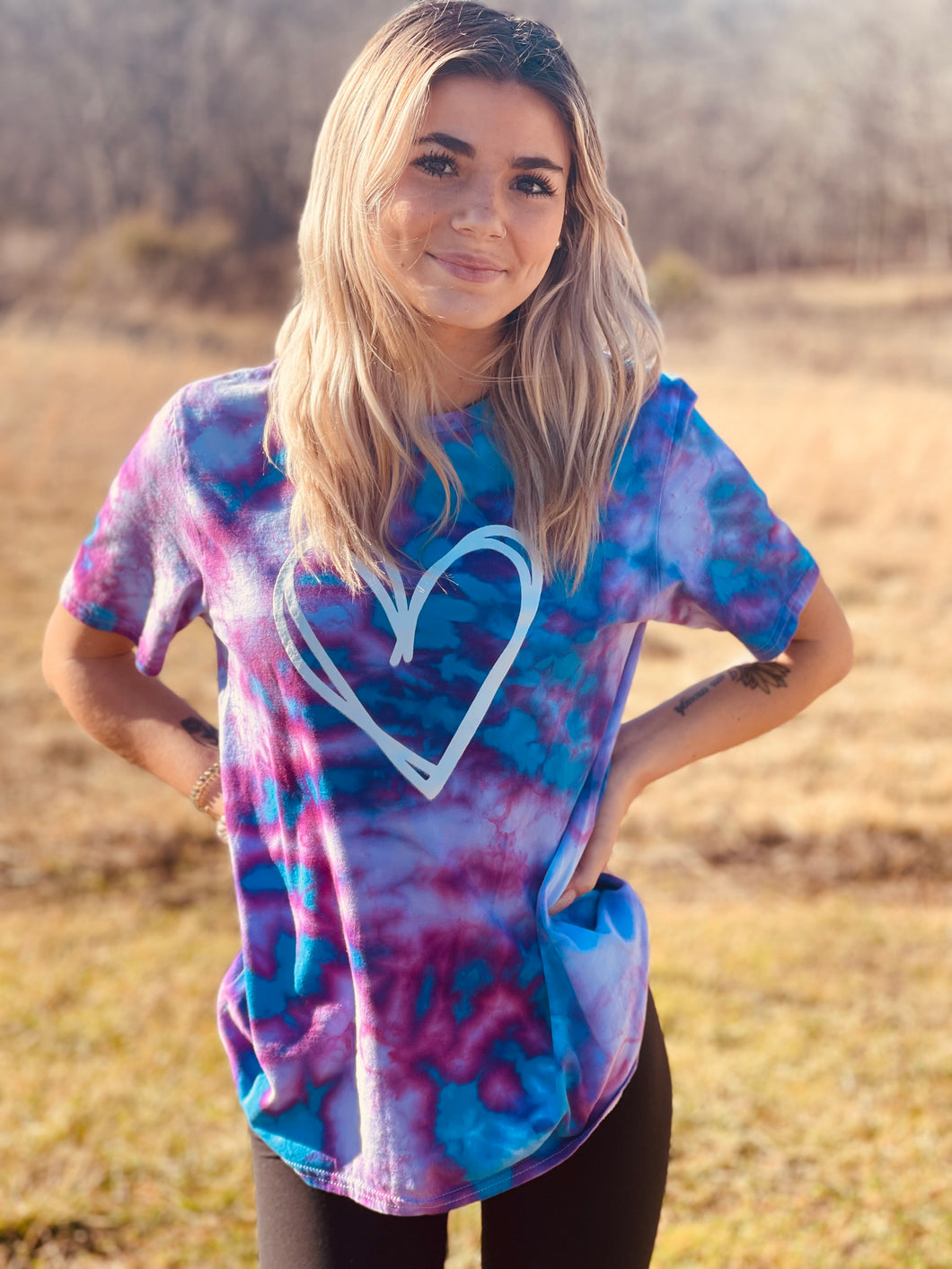 Tie Dye Heart