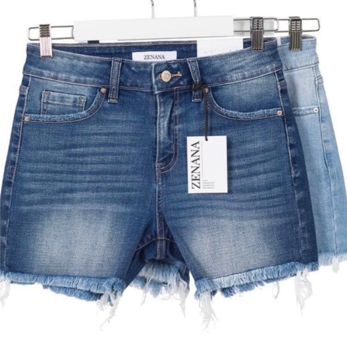 Cut Off Denim Shorts