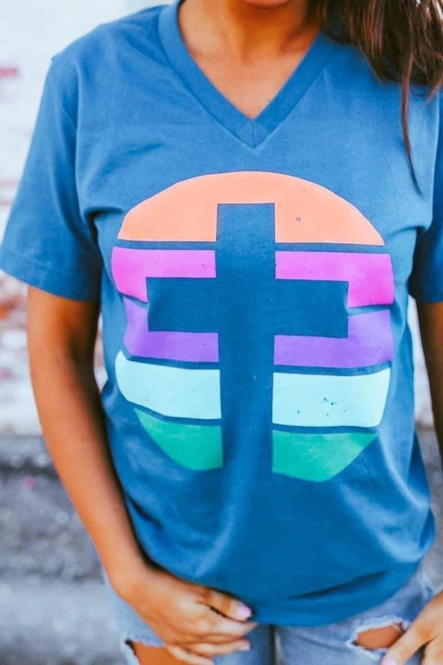 Spring Cross Tee