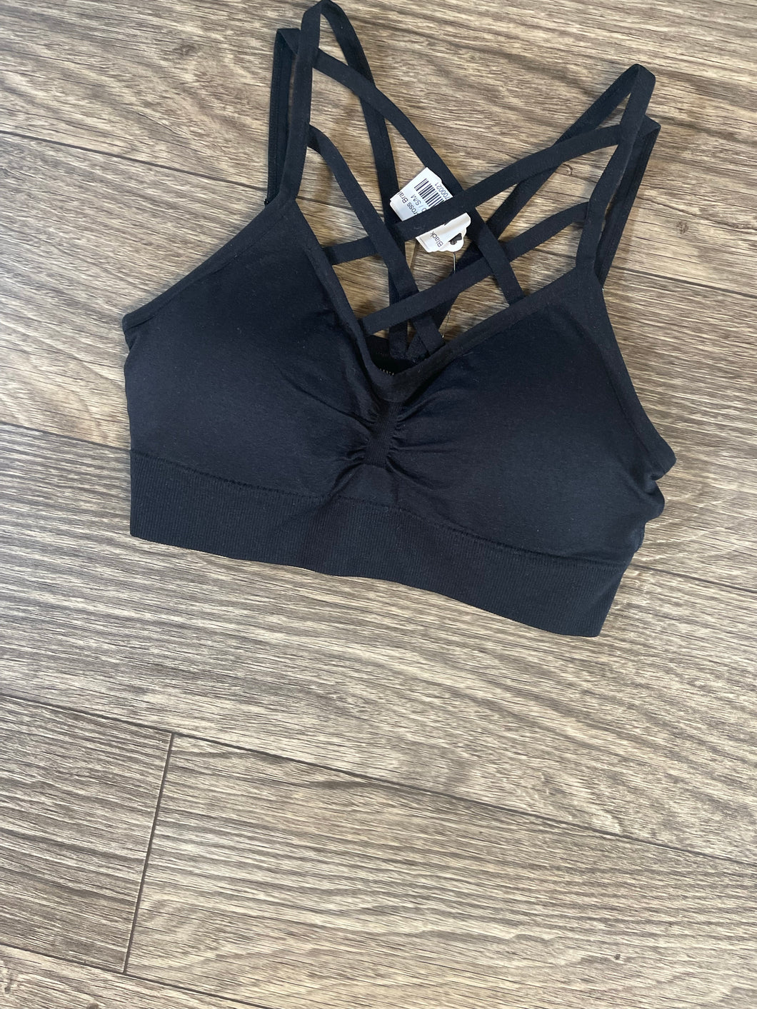 Black Criss Cross Bralette