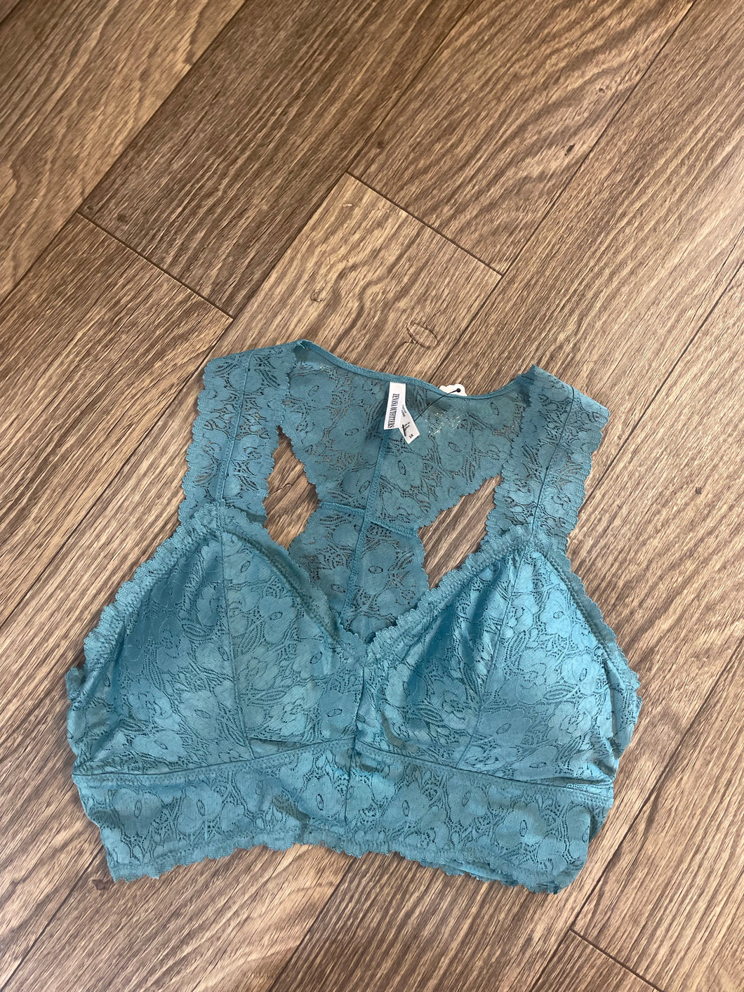 Dusty Teal Lace Bralette